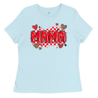 Baby Blue valentine mama Ladies Tee - MaliasSmallBusiness