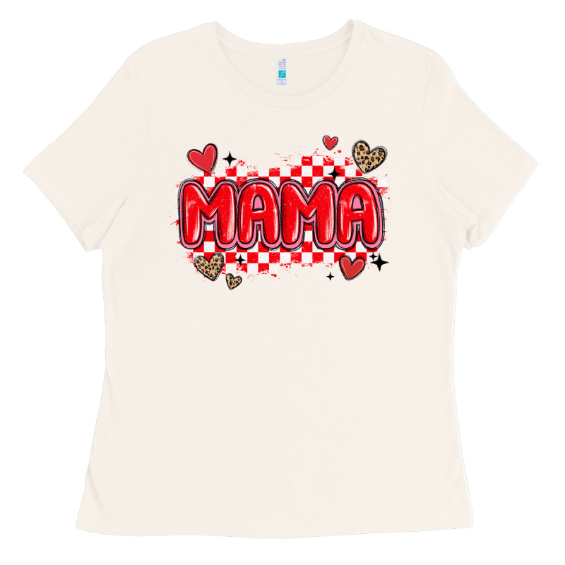 Valentine Mama Ladies Tee by MaliasSmallBusiness | Teevron