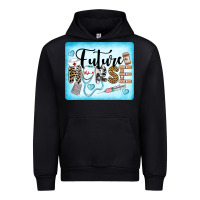 Black Western Future Nurse Urban Hoodie - LillyAllenDesigns