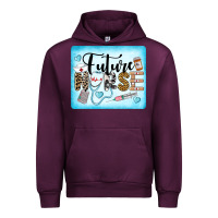 Mauve Wine Western Future Nurse Urban Hoodie - LillyAllenDesigns