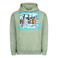 Pigment Oil Green Western Future Nurse Urban Hoodie - LillyAllenDesigns