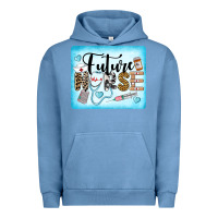 Pigment Pebble Blue Western Future Nurse Urban Hoodie - LillyAllenDesigns