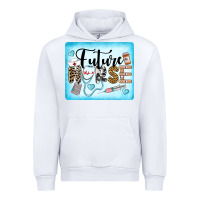 White Western Future Nurse Urban Hoodie - LillyAllenDesigns
