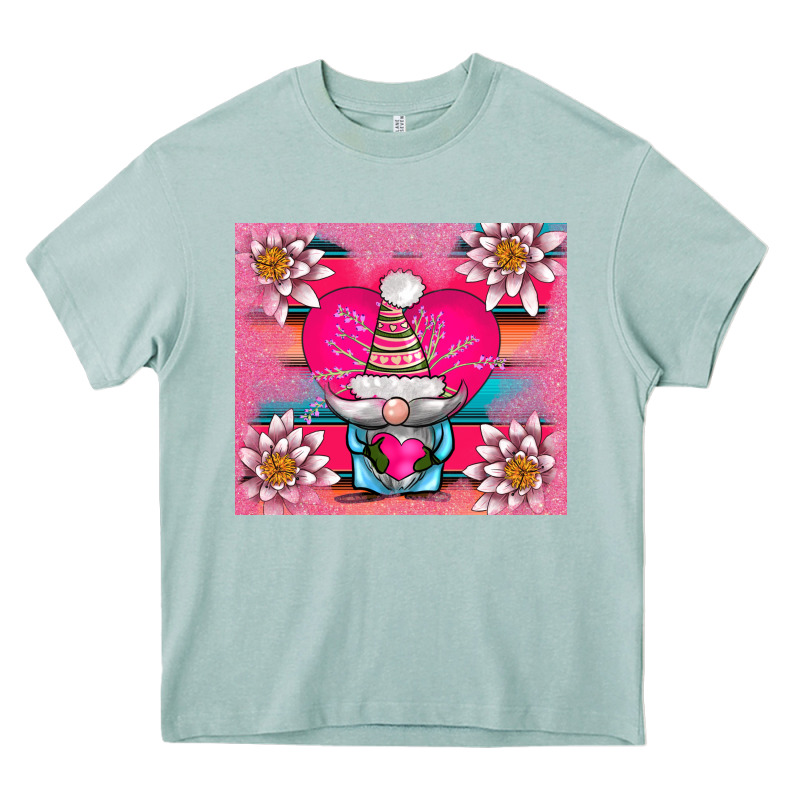 V.d Gnome And Lotus Tumbler Heavy Core Tee by AdoDesignShop | Teevron
