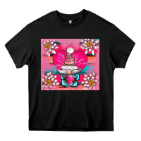 Black v.d gnome and lotus tumbler Heavy Core Tee - AdoDesignShop