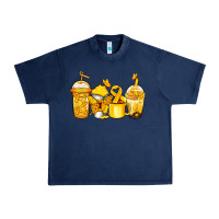 Navy childhood cancer coffee Urban Heavy Tee - Jasminsmagicworld