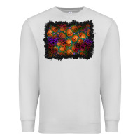 Dove Grey halloween pumpkin background Premium Sweatshirt - BundleAndBundleShop