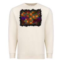 Sandshell halloween pumpkin background Premium Sweatshirt - BundleAndBundleShop