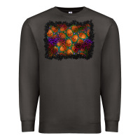 Smoke halloween pumpkin background Premium Sweatshirt - BundleAndBundleShop