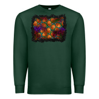 Sports Green halloween pumpkin background Premium Sweatshirt - BundleAndBundleShop
