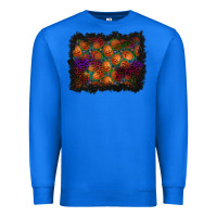 True Royal halloween pumpkin background Premium Sweatshirt - BundleAndBundleShop