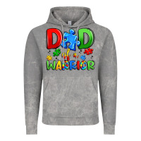 Cloud Rock dad of a warrior Vintage Hoodie - Artiststas