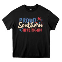 Black proud southern american Heavy Core Tee - MaliasSmallBusiness