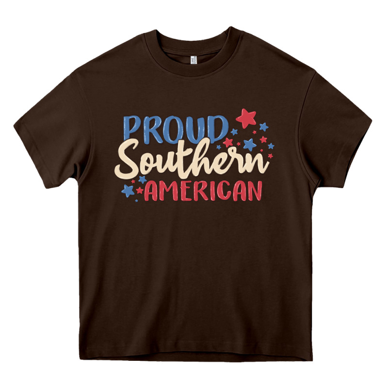 Proud Southern American Heavy Core Tee by MaliasSmallBusiness | Teevron