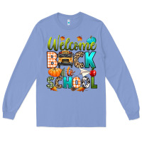 Colony Blue welcome back to school fall Long Sleeve Tee - texasbilliewilder