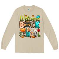 Mushroom welcome back to school fall Long Sleeve Tee - texasbilliewilder