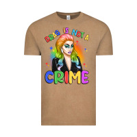 Vintage Coffee drag is not a crime Vintage Tee - Artiststas