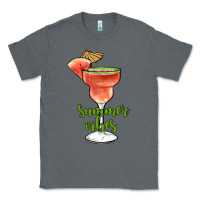 Charcoal Heather summer vibes Classic Tee - JahusDesignShop
