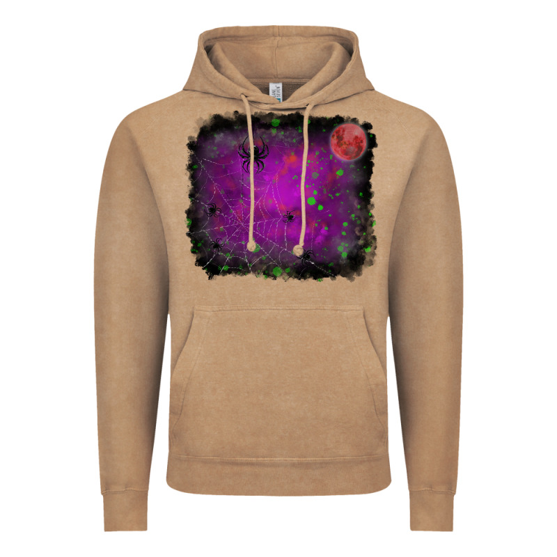 Halloween Backround Moon Vintage Hoodie by RanaPortraitStore | Teevron