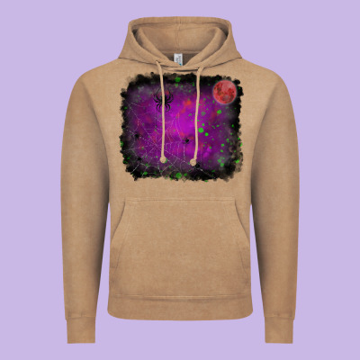 Halloween Backround Moon Vintage Hoodie Designed By Ranaportraitstore