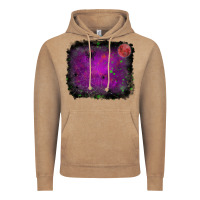 Vintage Coffee halloween backround moon Vintage Hoodie - RanaPortraitStore