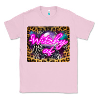 Bubblegum Pink Witchy Af Crystal Ball Classic Tee - LillyAllenDesigns