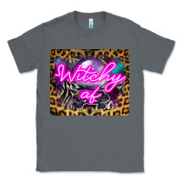 Charcoal Heather Witchy Af Crystal Ball Classic Tee - LillyAllenDesigns