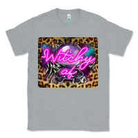 Heather Grey Witchy Af Crystal Ball Classic Tee - LillyAllenDesigns