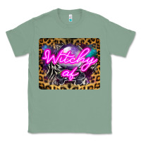 Sage Witchy Af Crystal Ball Classic Tee - LillyAllenDesigns