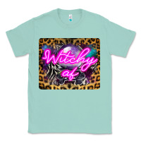Seafoam Witchy Af Crystal Ball Classic Tee - LillyAllenDesigns