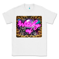 White Witchy Af Crystal Ball Classic Tee - LillyAllenDesigns