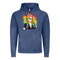 Vintage Denim drag queen Vintage Hoodie - Artiststas