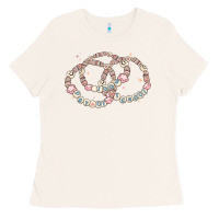 Bone 100 days of school friendship bracelet Ladies Tee - MaliasSmallBusiness