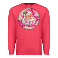 Cardinal Pink Merry Christmas Santa Premium Sweatshirt - FaDigitalArtStudio