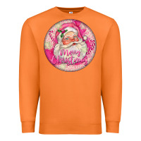 Carrot Pink Merry Christmas Santa Premium Sweatshirt - FaDigitalArtStudio