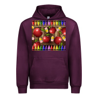 Crayons And Apples Urban Hoodie | Teevron