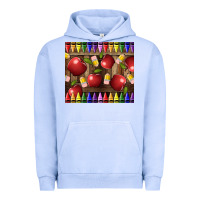 Pigment Grape Ice Crayons And Apples Urban Hoodie - LillyAllenDesigns