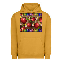 Pigment Peanut Butter Crayons And Apples Urban Hoodie - LillyAllenDesigns