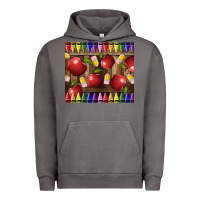 Pigment Tornado Crayons And Apples Urban Hoodie - LillyAllenDesigns