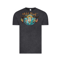 Vintage Black Wild Heart Vintage Tee - JahusDesignShop