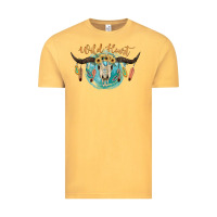 Vintage Mustard Wild Heart Vintage Tee - JahusDesignShop