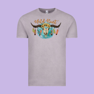 Wild Heart Vintage Tee Designed By Jahusdesignshop