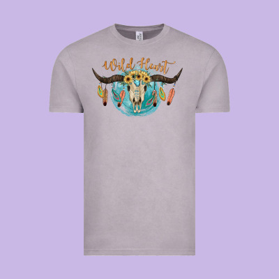 Wild Heart Vintage Tee Designed By Jahusdesignshop