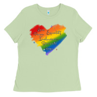 Matcha kindness equality peace love inclusion diversity h Ladies Tee - MaliasSmallBusiness