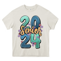 Cream senior 2024 Heavy Core Tee - MaliasSmallBusiness