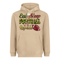Mushroom eat sleep football repeat Heavyweight Hoodie - BundleAndBundleShop