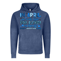 Vintage Denim in april we wear blue for autism awareness Vintage Hoodie - Artiststas