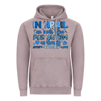 In April We Wear Blue For Autism Awareness Vintage Hoodie | Teevron