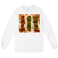 White pumpkins leaves flannels hayrides football Long Sleeve Tee - texasbilliewilder