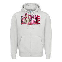 Valentines Day Love Horse Zipper Hoodie | Teevron